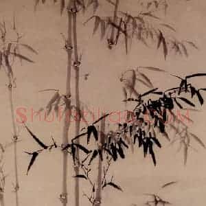 1747年 李方膺《墨竹》国画花鸟写意作品图片赏析