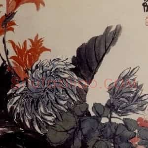清代 赵之谦《花卉册》国画花鸟作品图片赏析