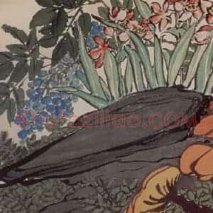 清代 赵之谦《花卉册》国画花鸟作品图片赏析