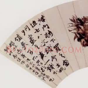 清代 赵之谦《波罗蜜图》国画花鸟作品图片赏析