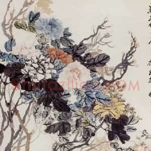 清代 赵之谦《天香图》国画花鸟作品图片赏析