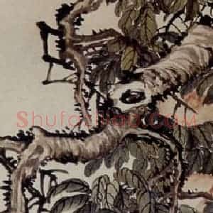 清代 赵之谦《四时果实图》国画花鸟作品图片赏析
