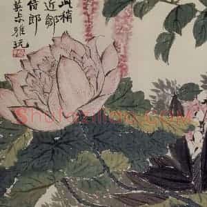 清代 赵之谦《花卉册》国画花鸟作品图片赏析