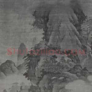 南宋 刘松年《征聘图》国画人物作品图片赏析