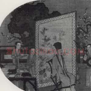 南宋 刘松年《真迹册页》国画人物作品图片赏析