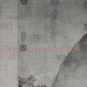 南宋 刘松年《丝纶图》国画人物作品图片赏析