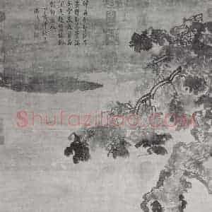 南宋 马远《秋浦归鱼图》国画人物作品图片赏析