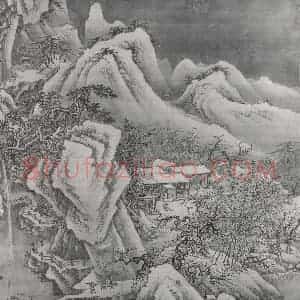 南宋 马远《山水图》国画山水作品图片赏析