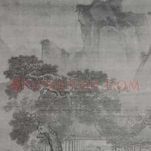南宋 夏圭《山居留客图》国画人物作品图片赏析