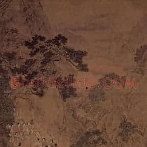 南宋 刘松年《瑶池献寿图》国画作品图片赏析