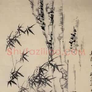 1762年 郑燮《兰竹菊》国画花鸟写意作品图片赏析