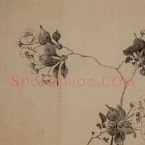 清代 汪士慎《花卉册》国画花鸟写意作品图片赏析