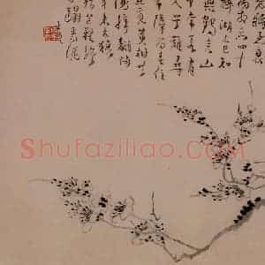 1742年 汪士慎《梅花册》国画花鸟写意作品图片赏析