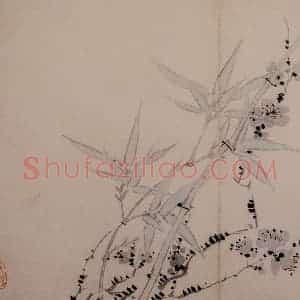 1742年 汪士慎《花卉册》国画花鸟写意作品图片赏析