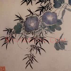 1742年 汪士慎《花卉册》国画花鸟写意作品图片赏析