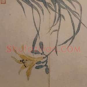 1742年 汪士慎《花卉册》国画花鸟写意作品图片赏析