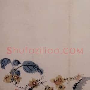 1742年 汪士慎《花卉册》国画花鸟写意作品图片赏析
