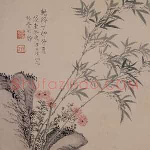 1747年 汪士慎《花卉册》国画花鸟写意作品图片赏析