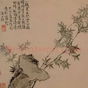 1749年 汪士慎《花卉册》国画花鸟写意作品图片赏析