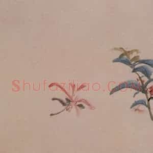 清代 黄慎《杂画册》国画花鸟写意作品图片赏析