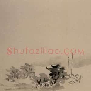 清代 黄慎《杂画册》国画花鸟写意作品图片赏析