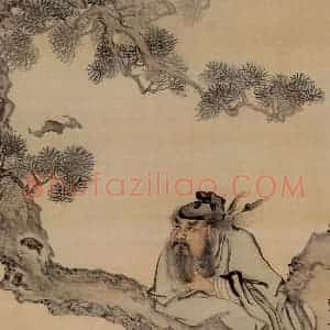 清代 黄慎《钟馗》国画人物写意作品图片赏析