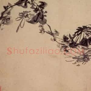 清代 黄慎《诗画册》国画花鸟写意作品图片赏析