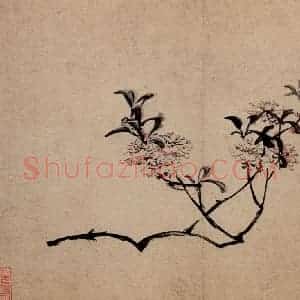 清代 黄慎《诗画册》国画花鸟写意作品图片赏析