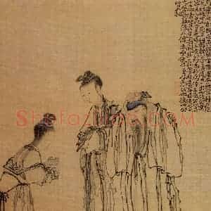 清代 黄慎《山水人物册》国画人物写意作品图片赏析
