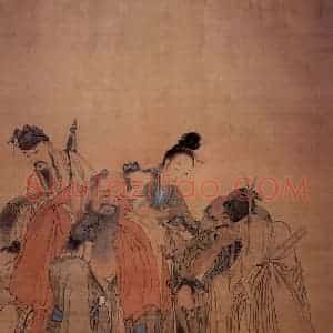 清代 黄慎《八仙图》国画人物写意作品图片赏析