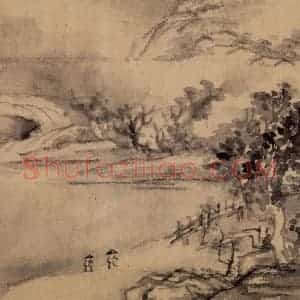 清代 李鳝《山水8开》国画山水作品图片赏析