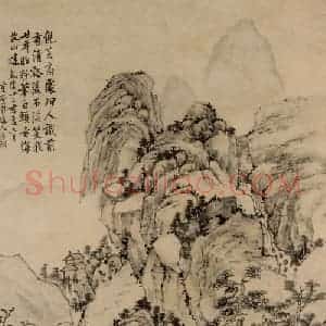 清代 李鳝《故园图》国画花鸟作品图片赏析