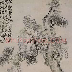 清代 李鳝《花卉》国画花鸟作品图片赏析