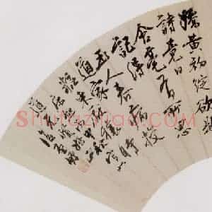 清代 李鳝《萱花》国画花鸟作品图片赏析