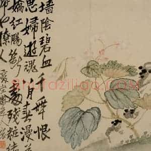清代 李鳝《杂画8开》国画花鸟作品图片赏析