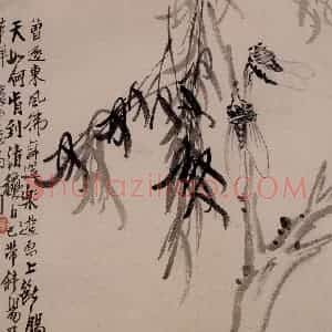 清代 李鳝《杂画8开》国画花鸟作品图片赏析