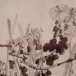 清代 李鳝《蔬果花卉》国画花鸟作品图片赏析