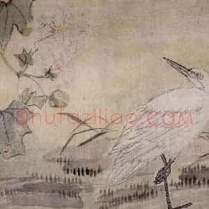 清代 李鳝《花卉册》国画花鸟作品图片赏析