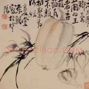 清代 李鳝《花果册12开》国画花鸟作品图片赏析