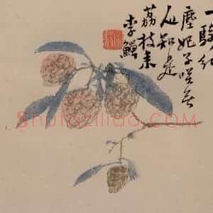 清代 李鳝《花果册12开》国画花鸟作品图片赏析