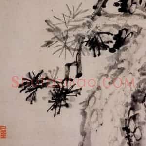 清代 李鳝《花卉册》国画花鸟作品图片赏析