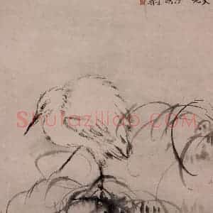 清代 李鳝《花卉册》国画花鸟作品图片赏析