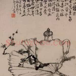 清代 李鳝《花卉册》国画花鸟作品图片赏析