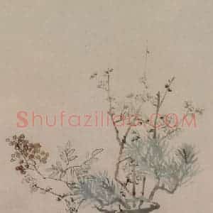 清代 李鳝《岁朝图》国画花鸟作品图片赏析