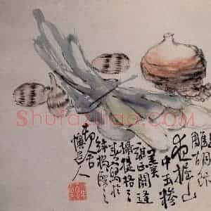 清代 李鳝《杂画册》国画花鸟作品图片赏析
