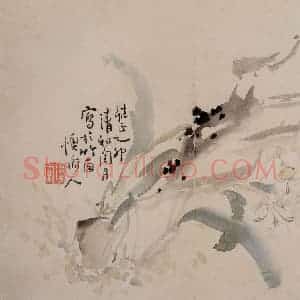 清代 李鳝《花卉册》国画花鸟作品图片赏析