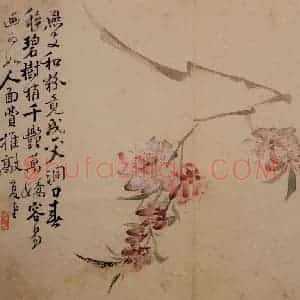 清代 李鳝《花卉册》国画花鸟作品图片赏析
