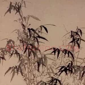 清代 李鳝《梅兰竹图》国画花鸟作品图片赏析