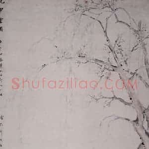 清代 华岩《桃柳双鸭图》国画花鸟作品图片赏析