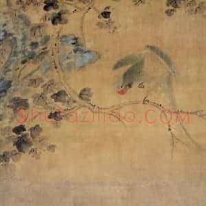 清代 华岩《山水花鸟》国画花鸟作品图片赏析